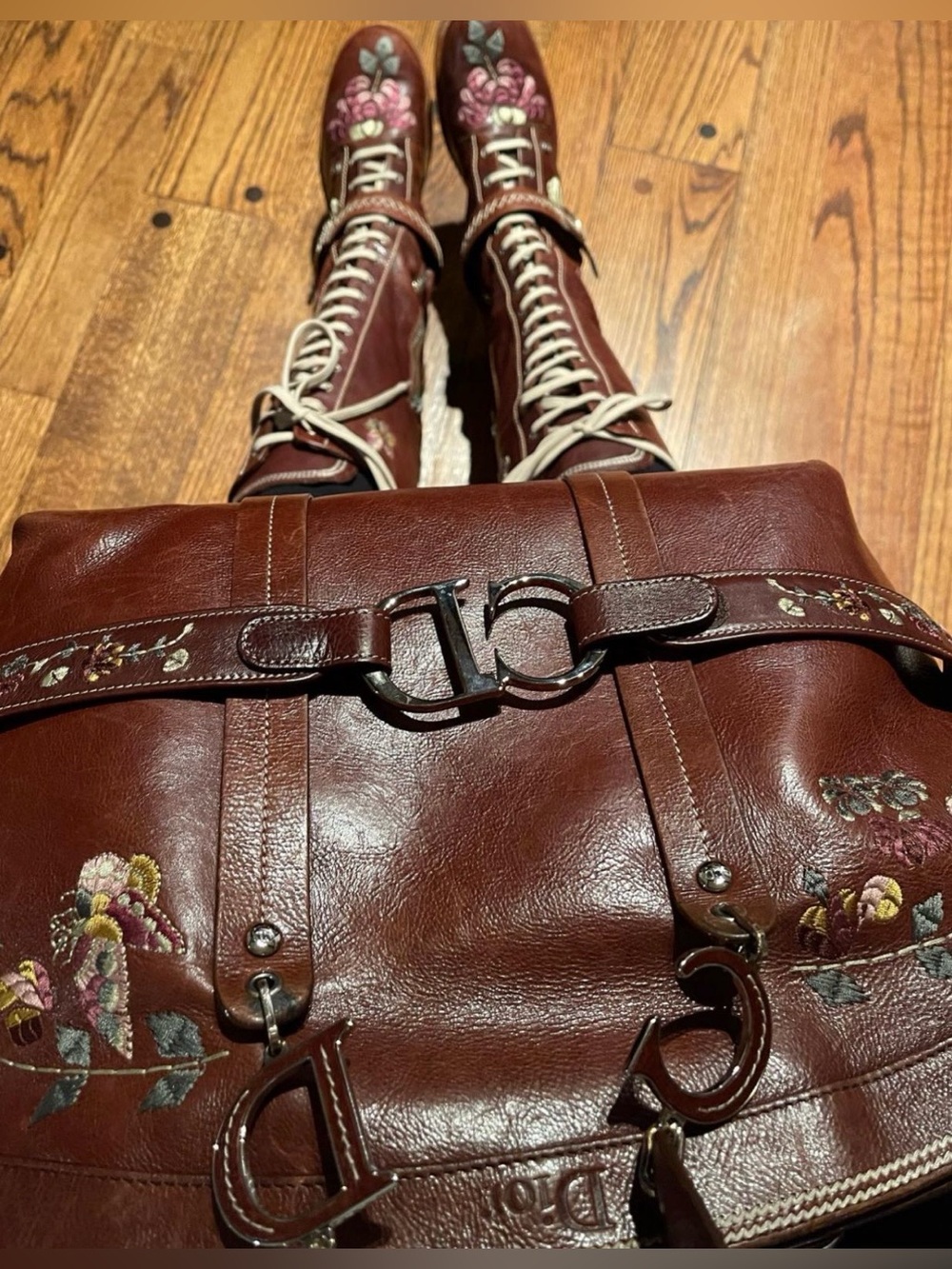 Christian Dior Vintage John Galliano 2005 Leather Knee-High Riding Boots 40 10 - Picture 15 of 15